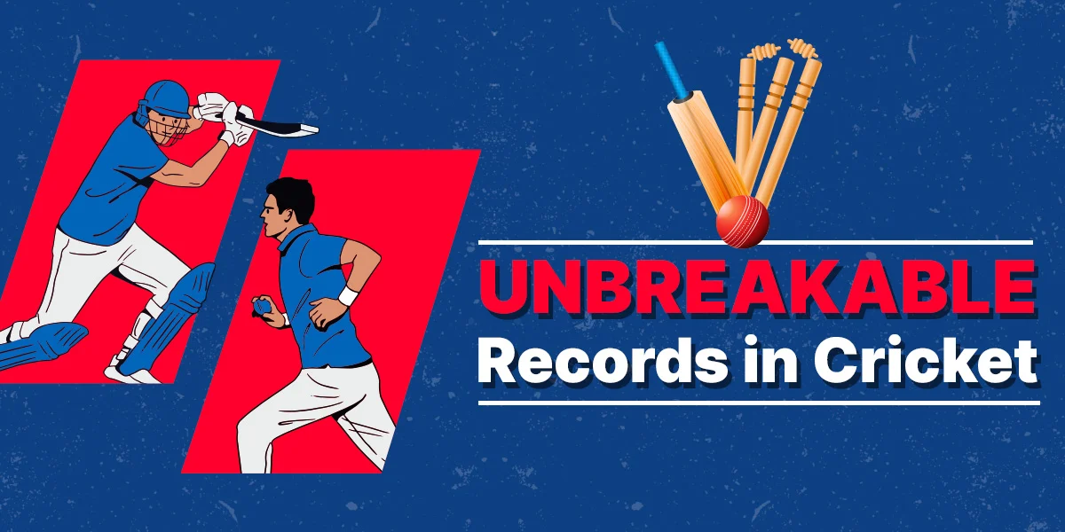 Most Unbreakable Records in Cricket showcase legendary feats, unmatched skills, and achievements that stand the test of time.