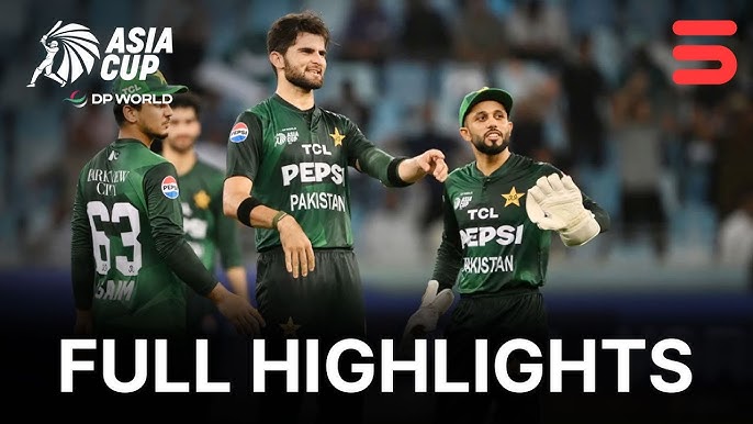 Pakistan vs Oman Asia Cup 2025 result with scorecard and highlights of the match.